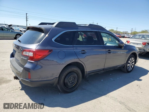 2015 Subaru Outback Limited with VIN 4S4BSBLC6F3254996, listed as a Copart auction lot 53826145 with 241,643 mi miles and Clean Title. Bid and sale history available at DreamBid. Image 3.
