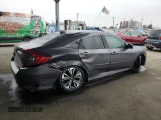 2017 Honda Civic EX-T with VIN 19XFC1E35HE025781, listed as a Copart auction lot 86447594 with Not Provided miles and Salvage Title. Bid and sale history available at DreamBid. Image 3.
