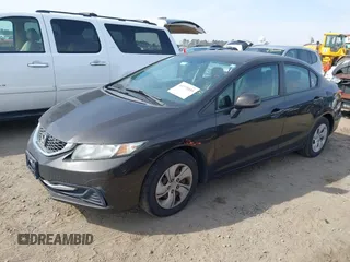 2013 Honda Civic LX with VIN 19XFB2F50DE206161, listed as a IAAI auction lot 41773555 with 165,733 mi miles and . Bid and sale history available at DreamBid. Image 18.
