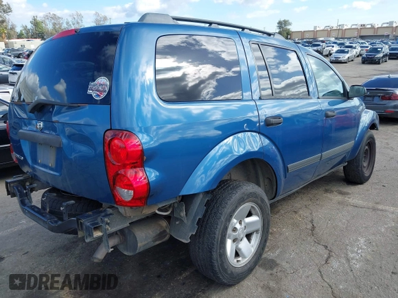 2006 Dodge Durango SXT with VIN 1D4HD38N16F140110, listed as a IAAI auction lot 41592651 with 154,236 mi miles and . Bid and sale history available at DreamBid. Image 4.