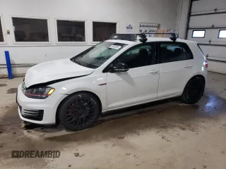 2017 Volkswagen Golf GTI S with VIN 3VW447AU9HM064091, listed as a Copart auction lot 50450385 with 113,366 mi miles and Salvage Title. Bid and sale history available at carsss.com. Image 1.