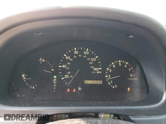 2002 Lexus RX 300 with VIN JTJGF10U220131307, listed as a Copart auction lot 60045555 with 84,945 mi miles and Salvage title. Bid and sale history available at DreamBid. Image 9.