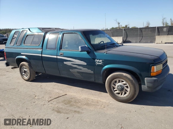 1993 Dodge Dakota with VIN 1B7FL23X8PS292033, listed as a Copart auction lot 48995955 with 103,197 mi miles and Clean Title. Bid and sale history available at DreamBid. Image 4.