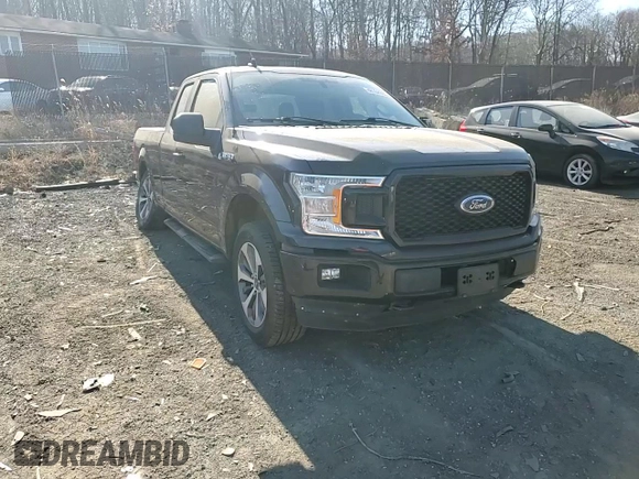 2020 Ford F-150 XL with VIN 1FTEX1EP0LKD59712, listed as a Copart auction lot 48168995 with 159,448 mi miles and Salvage Title. Bid and sale history available at carsss.com. Image 10.
