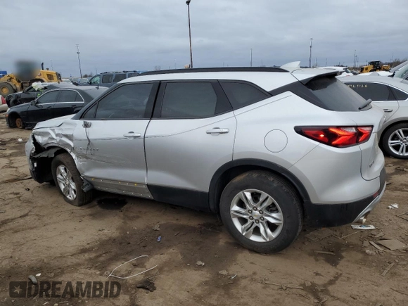 2020 Chevrolet Blazer LT z VIN 3GNKBCRS3LS698990, wystawiony jako Copart lot #49840215 z przebiegiem 81 144 mil mil oraz Szkoda całkowita • Salvage title. Historia ofert i sprzedaży dostępna na DreamBid. Obrazek 2.