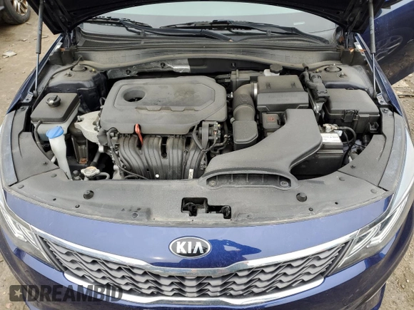 2019 Kia Optima LX with VIN 5XXGT4L3XKG350398, listed as a Copart auction lot 44720695 with 61,361 mi miles and Salvage Title. Bid and sale history available at carsss.com. Image 11.