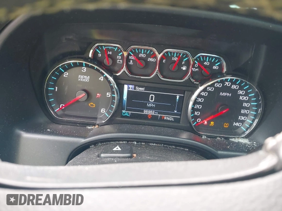 2018 Chevrolet Silverado 1500 LT with VIN 1GCUKREC0JF208509, listed as a IAAI auction lot 41794616 with 96,962 mi miles and . Bid and sale history available at DreamBid. Image 7.