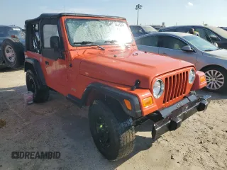 2006 Jeep Wrangler SE with VIN 1J4FA29126P786442, listed as a Copart auction lot 74493244 with 223,884 mi miles and Non Repairable. Bid and sale history available at carsss.com. Image 4.