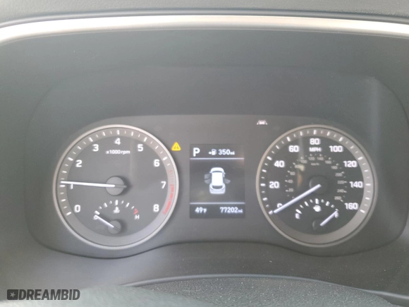 2019 Hyundai Tucson SEL with VIN KM8J3CAL8KU886968, listed as a Copart auction lot 46975995 with 77,202 mi miles and Salvage Title. Bid and sale history available at carsss.com. Image 9.