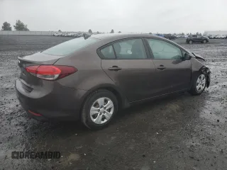 2017 Kia Forte LX with VIN 3KPFL4A74HE140303, listed as a Copart auction lot 52181815 with 44,695 mi miles and Salvage Title. Bid and sale history available at carsss.com. Image 3.