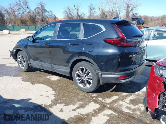 2022 Honda CR-V EX-L with VIN 5J6RT6H89NL009646, listed as a IAAI auction lot 41758189 with 26,256 mi miles and . Bid and sale history available at DreamBid. Image 3.