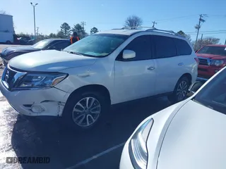2013 Nissan Pathfinder Platinum with VIN 5N1AR2MNXDC658503, listed as a IAAI auction lot 41738585 with 155278 miles. Bid and sale history available at carsss.com. Image 18.