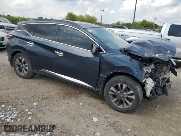 2017 Nissan Murano SV with VIN 5N1AZ2MG9HN115283, listed as a Copart auction lot 63035814 with 129,018 mi miles and Salvage Title. Bid and sale history available at carsss.com. Image 4.