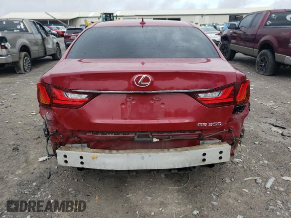 2013 Lexus GS 350 with VIN JTHBE1BL9D5008581, listed as a Copart auction lot 52741535 with 148,587 mi miles and Salvage Title. Bid and sale history available at carsss.com. Image 6.