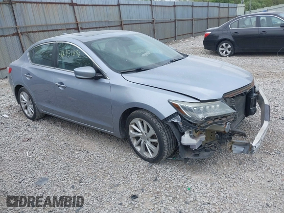 2016 Acura ILX w/Premium Pkg with VIN 19UDE2F74GA013925, listed as a IAAI auction lot 42151896 with 182,443 mi miles. Bid and sale history available at carsss.com. Image 1.