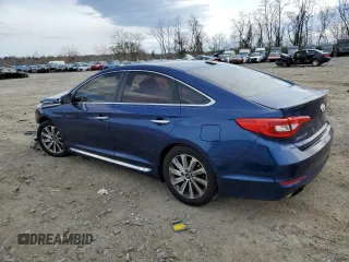 2016 Hyundai Sonata Sport with VIN 5NPE34AF8GH419024, listed as a Copart auction lot 50292455 with 133,196 mi miles and Salvage Title. Bid and sale history available at DreamBid. Image 2.
