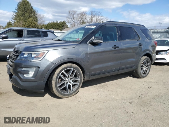2016 Ford Explorer Sport with VIN 1FM5K8GT1GGA42687, listed as a Copart auction lot 50584925 with 117,190 mi miles and Salvage Title. Bid and sale history available at carsss.com. Image 1.