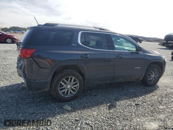 2017 GMC Acadia SLT with VIN 1GKKNMLS1HZ269375, listed as a Copart auction lot 45106525 with 123,509 mi miles and Salvage Title. Bid and sale history available at carsss.com. Image 3.