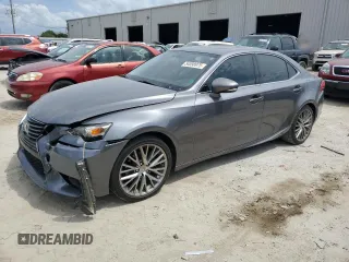 2014 Lexus IS 250 with VIN JTHBF1D20E5005622, listed as a Copart auction lot 54598975 with 107,547 mi miles and Salvage Title. Bid and sale history available at carsss.com. Image 1.
