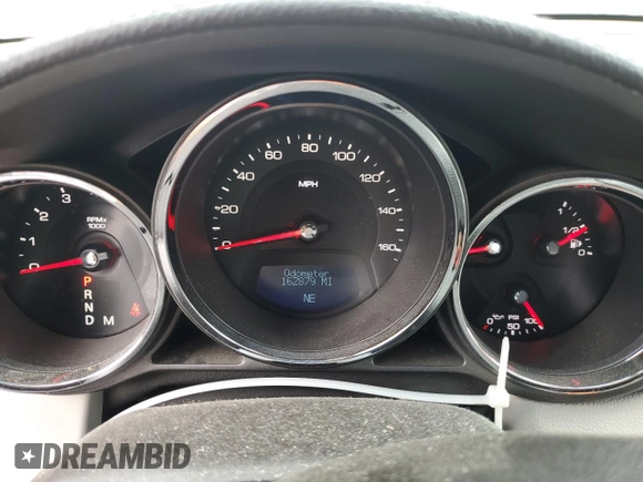 2011 Cadillac CTS with VIN 1G6DC1ED7B0166435, listed as a Copart auction lot 62195115 with 162,879 mi miles and Salvage title. Bid and sale history available at DreamBid. Image 9.