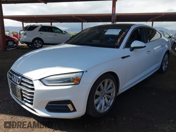 2018 Audi A5 Sportback Premium with VIN WAUANCF52JA130204, listed as a IAAI auction lot 42392730 with 79,466 mi miles and . Bid and sale history available at DreamBid. Image 18.