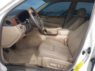 2004 Lexus LS 430 with VIN JTHBN36F240126646, listed as a Copart auction lot 53866695 with 126,363 mi miles and Salvage Title. Bid and sale history available at DreamBid. Image 7.