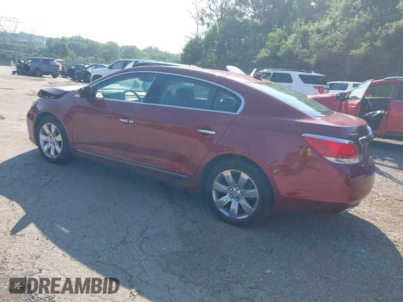 2010 Buick LaCrosse CXS with VIN 1G4GE5GV0AF210994, listed as a IAAI auction lot 42648350 with 93,477 mi miles and . Bid and sale history available at DreamBid. Image 3.
