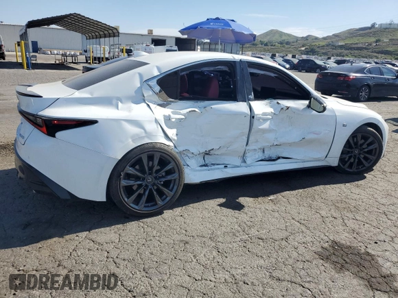 2021 Lexus IS 350 F Sport z VIN JTHGZ1B27M5046795, wystawiony jako Copart lot #52163715 z przebiegiem 40 870 mil mil oraz Szkoda całkowita • Salvage title. Historia ofert i sprzedaży dostępna na DreamBid. Obrazek 3.