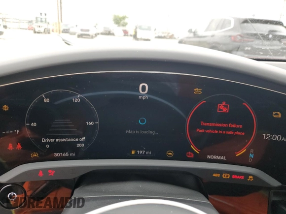 2022 Porsche Taycan 4S with VIN WP0AB2Y16NSA45160, listed as a Copart auction lot 55658565 with 30,165 mi miles and Salvage Title. Bid and sale history available at DreamBid. Image 9.