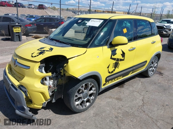 2014 FIAT 500L Trekking с VIN ZFBCFADH7EZ021466, выставлен на аукционе IAAI как лот 42147275 с пробегом 132 380 миль миль и . История ставок и продаж доступна на DreamBid. Изображение 2.