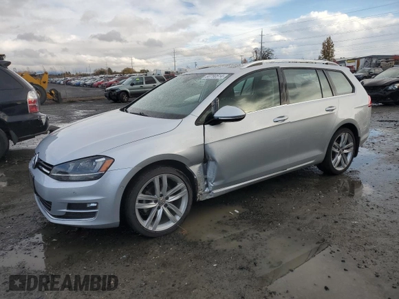 2017 Volkswagen Golf SportWagen SE with VIN 3VWC17AU0HM510942, listed as a Copart auction lot 80790514 with 67,563 mi miles and Salvage Title. Bid and sale history available at carsss.com. Image 1.