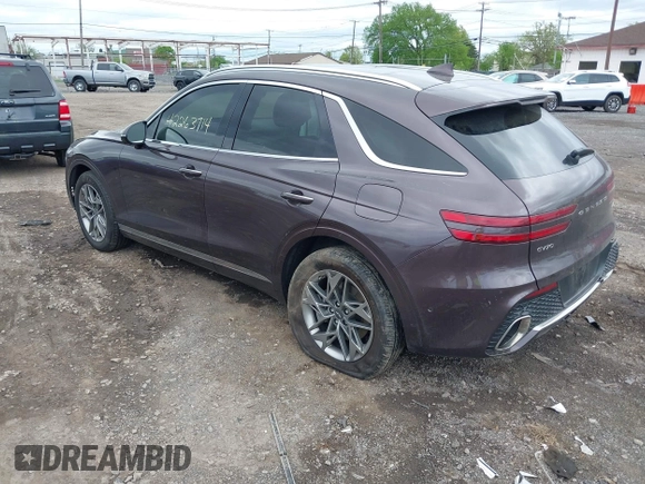 2023 Genesis GV70 2.5T with VIN KMUMADTB1PU079293, listed as a IAAI auction lot 42263714 with 20,323 mi miles and . Bid and sale history available at DreamBid. Image 3.