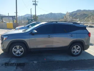 2020 GMC Terrain SLE with VIN 3GKALMEV0LL110856, listed as a IAAI auction lot 42110806 with 54,663 mi miles and . Bid and sale history available at carsss.com. Image 14.