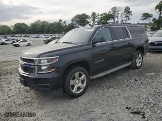 2015 Chevrolet Suburban LT with VIN 1GNSKJKCXFR149592, listed as a Copart auction lot 53835925 with 138,393 mi miles and Clean Title. Bid and sale history available at carsss.com. Image 1.