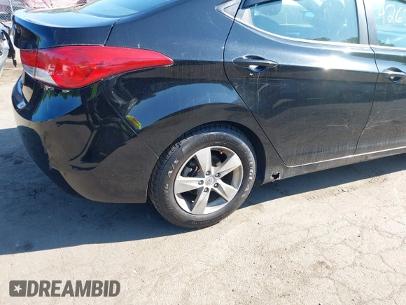 2012 Hyundai Elantra Limited with VIN KMHDH4AE8CU183099, listed as a IAAI auction lot 42632356 with 182,110 mi miles and . Bid and sale history available at DreamBid. Image 13.