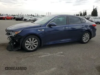 2018 Kia Optima LX z VIN 5XXGT4L38JG263985, wystawiony jako Copart lot #59634065 z przebiegiem 53 690 mil mil oraz Szkoda całkowita • Salvage title. Historia ofert i sprzedaży dostępna na DreamBid. Obrazek 1.