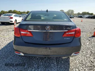 2016 Acura RLX Tech Pkg with VIN JH4KC1F53GC001160, listed as a Copart auction lot 70796374 with 104,174 mi miles and Salvage Title. Bid and sale history available at carsss.com. Image 6.