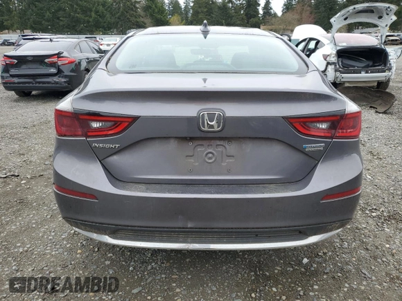 2019 Honda Insight Touring with VIN 19XZE4F98KE003082, listed as a Copart auction lot 50269395 with 115,360 mi miles and Salvage Title. Bid and sale history available at carsss.com. Image 6.