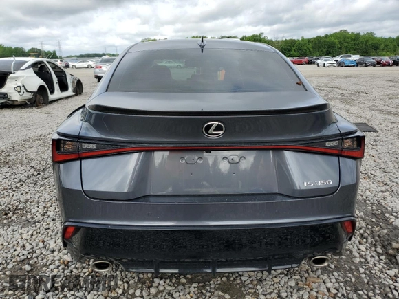 2022 Lexus IS 350 F Sport z VIN JTHSZ1B28N5052049, wystawiony jako Copart lot #55454785 z przebiegiem 42 035 mil mil oraz Szkoda całkowita • Salvage title. Historia ofert i sprzedaży dostępna na DreamBid. Obrazek 6.