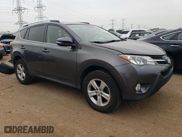 2013 Toyota RAV4 XLE with VIN JTMWFREV3D5010502, listed as a Copart auction lot 60568025 with 89,480 mi miles and Salvage title. Bid and sale history available at DreamBid. Image 4.
