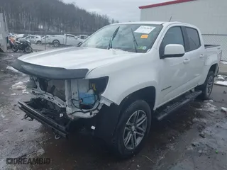 2021 Chevrolet Colorado 4WD Work Truck with VIN 1GCGTBEN5M1291133, listed as a IAAI auction lot 41562636 with 102,721 mi miles. Bid and sale history available at carsss.com. Image 2.