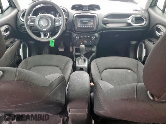 2018 Jeep Renegade Sport with VIN ZACCJAAB4JPG90198, listed as a Copart auction lot 54666365 with 100,561 mi miles and Salvage Title. Bid and sale history available at DreamBid. Image 8.