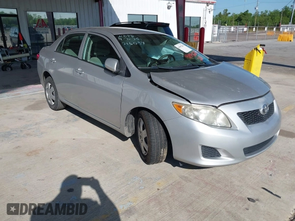 2010 Toyota Corolla with VIN 1NXBU4EE7AZ216037, listed as a IAAI auction lot 41992233 with 1 mi miles. Bid and sale history available at carsss.com. Image 1.