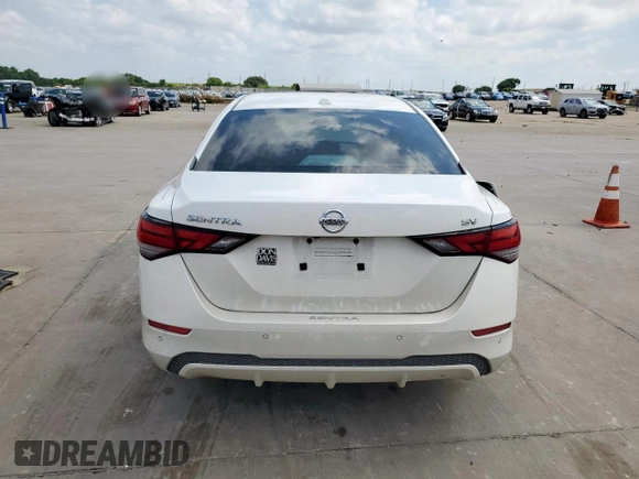 2021 Nissan Sentra SV with VIN 3N1AB8CV8MY324736, listed as a Copart auction lot 59736685 with 139,372 mi miles and Salvage title. Bid and sale history available at DreamBid. Image 6.