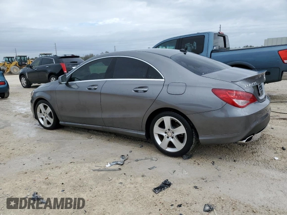 2015 Mercedes-Benz CLA 250 with VIN WDDSJ4EBXFN238785, listed as a Copart auction lot 38844454 with 22,552 mi miles and . Bid and sale history available at DreamBid. Image 2.