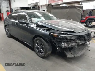 2024 Honda Accord EX-L with VIN 1HGCY2F64RA030186, listed as a IAAI auction lot 42762402 with 28,334 mi miles and . Bid and sale history available at DreamBid. Image 1.