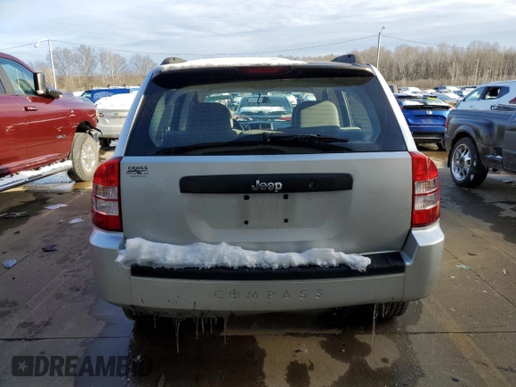 2007 Jeep Compass Sport with VIN 1J8FT47W17D363552, listed as a Copart auction lot 45344055 with 151,227 mi miles and Clean Title. Bid and sale history available at carsss.com. Image 6.