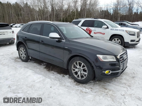 2014 Audi Q5 with VIN WA1LGCFPXEA088761, listed as a Copart auction lot 42481315 with 161,530 mi miles and Salvage title. Bid and sale history available at DreamBid. Image 4.