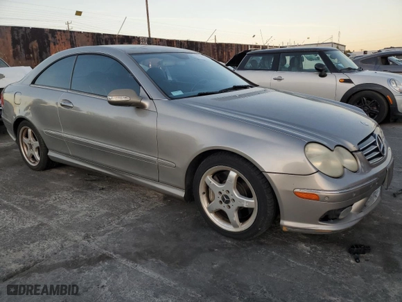2003 Mercedes-Benz CLK-Class 5.0L with VIN WDBTJ75J13F024814, listed as a Copart auction lot 84953374 with 199,279 mi miles and Clean Title. Bid and sale history available at carsss.com. Image 4.