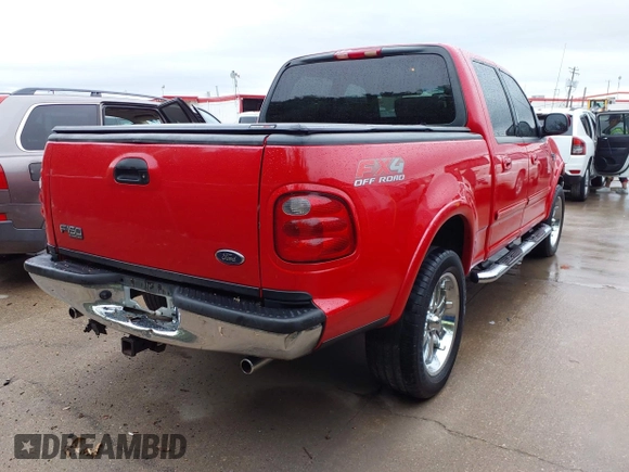 2003 Ford F-150 XLT with VIN 1FTRW08L63KA75640, listed as a IAAI auction lot 41952912 with 1 mi miles. Bid and sale history available at carsss.com. Image 4.